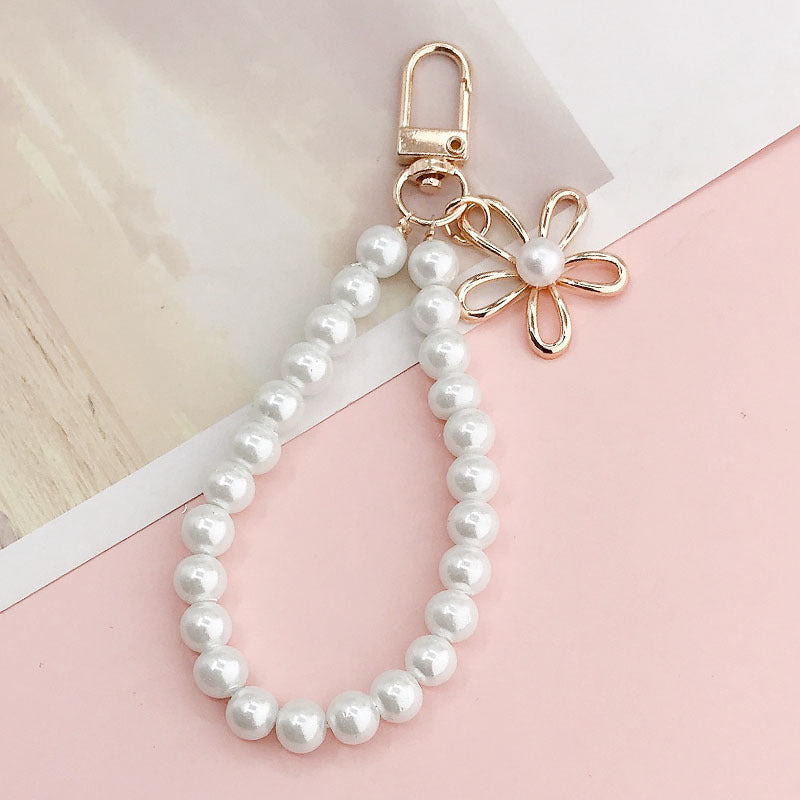 Wholesale Glass Pearl Pendants, Pentagram Pendant Chains, Mobile Phone Lanyards